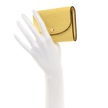 LOUIS VUITTON Empreinte Rosalie Coin Purse Yellow