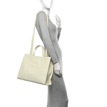 TELFAR Vegan Leather Medium Shopping Bag Glue