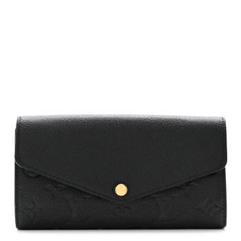 LOUIS VUITTON Empreinte Sarah Wallet NM Black