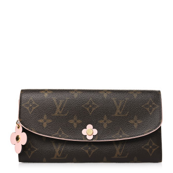 LOUIS VUITTON Monogram Bloom Flower Emilie Wallet