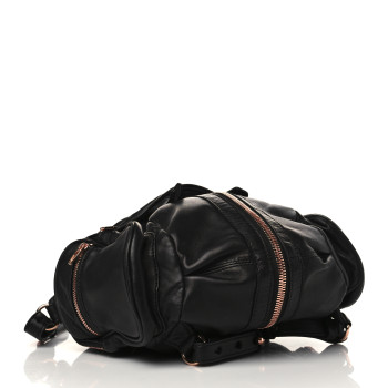 ALEXANDER WANG Lambskin Mini Marti Backpack Washed Black