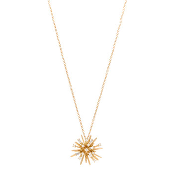 DAVID YURMAN 18K Yellow Gold Diamond Small Supernova Pendant Necklace
