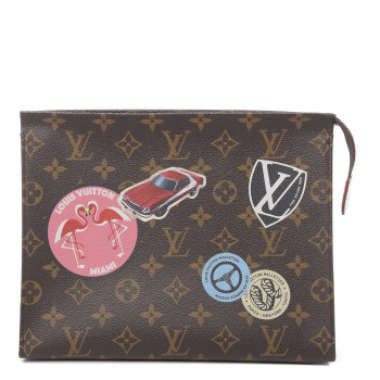 LOUIS VUITTON Monogram World Tour Toiletry Pouch 26 LOUIS VUITTON Monogram World Tour Toiletry Pouch 26
