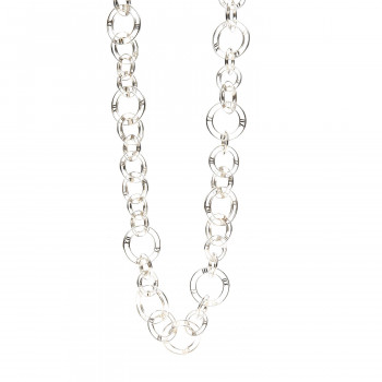 TIFFANY Sterling Silver Atlas Link Necklace