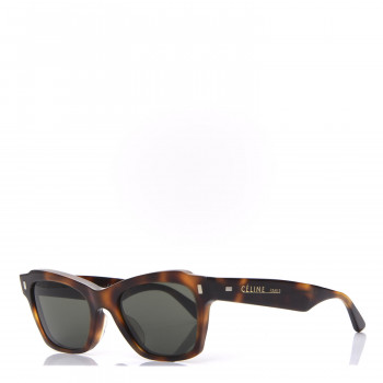 CELINE Rectangular Cat Eye Sunglasses CL40058I Havana