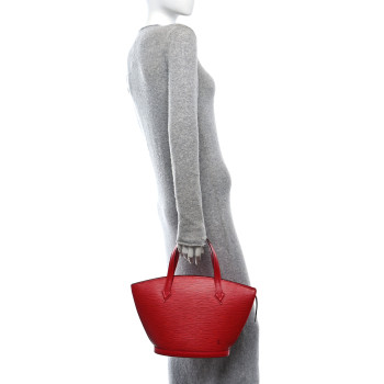 LOUIS VUITTON Epi Saint Jacques PM Castillan Red