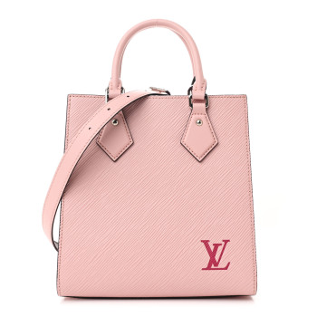 LOUIS VUITTON Epi Sac Plat BB Rose Ballerine