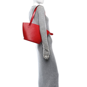 LOUIS VUITTON Epi Saint Jacques PM Castillan Red