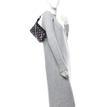 LOUIS VUITTON LV X TM Monogram Multicolor Pochette Accessories Black