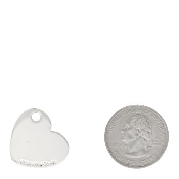 TIFFANY Sterling Silver Large Return to Tiffany Heart Tag Charm