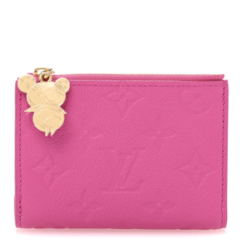 LOUIS VUITTON LV X TM Empreinte Monogram Lisa Wallet Kawaii Pink