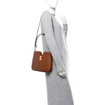 CELINE Smooth Calfskin Small Camille 16 Soft Bag Tan