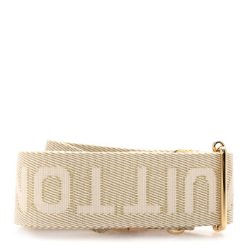 LOUIS VUITTON Monogram Utility Crossbody Bandouliere Shoulder Strap Beige