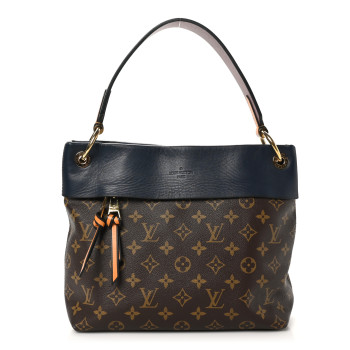LOUIS VUITTON Monogram Tuileries Besace Marine Bordeaux