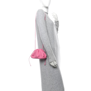 BOTTEGA VENETA Butter Calfskin The Mini Pouch Pink