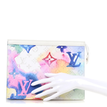 LOUIS VUITTON Monogram Watercolor Pochette Voyage MM  Multicolor