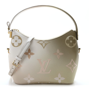 LOUIS VUITTON Empreinte Monogram Giant By The Pool Marshmallow Hobo Sunset Khaki