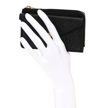 LOUIS VUITTON Empreinte Recto Verso Card Holder Black