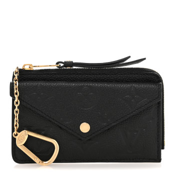 LOUIS VUITTON Empreinte Recto Verso Card Holder Black