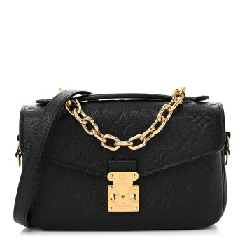 LOUIS VUITTON Empreinte Pochette Metis East West Black