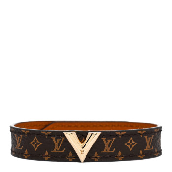 LOUIS VUITTON Monogram Essential V Bracelet 17