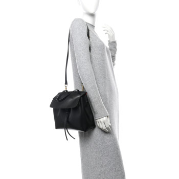 MANSUR GAVRIEL Calfskin Mini Lady Bag Black Flamma
