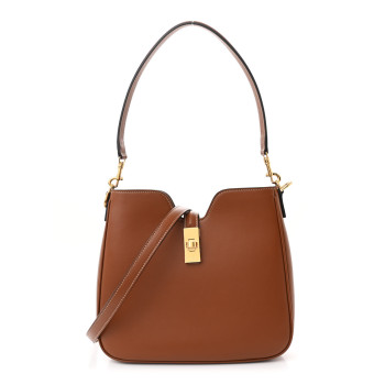 CELINE Smooth Calfskin Small Camille 16 Soft Bag Tan
