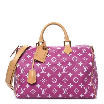 LOUIS VUITTON Calfskin Monogram Speedy P9 Bandouliere 40 Agate