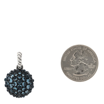 DAVID YURMAN Sterling Silver Blue Topaz Cable Berries Pendant