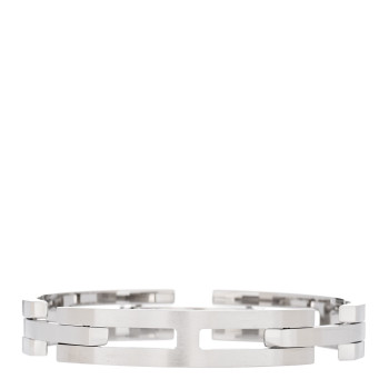 HERMES Stainless Steel H Link Bracelet