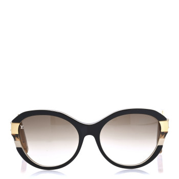 LOUIS VUITTON Petit Soupcon Cat Eye Sunglasses Z0487W Brown