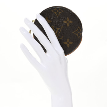 LOUIS VUITTON Monogram Round Coin Purse