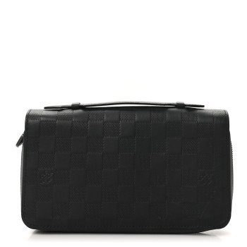 LOUIS VUITTON Damier Infini Zippy XL Wallet Onyx