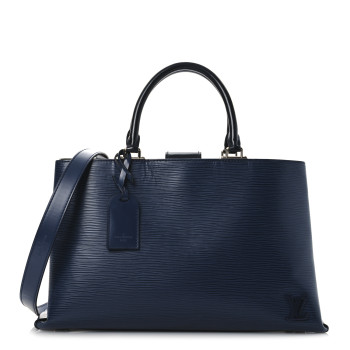 LOUIS VUITTON Epi Kleber MM Indigo