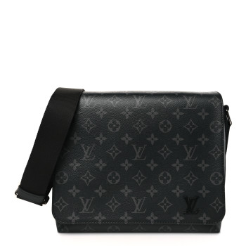 LOUIS VUITTON Monogram Eclipse District PM Black