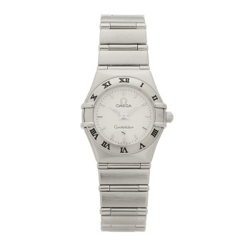 OMEGA Stainless Steel 22mm Constellation Quartz Watch White 1562.30
