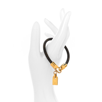 LOUIS VUITTON Monogram Luck It Bracelet 19