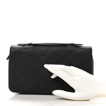 LOUIS VUITTON Damier Infini Zippy XL Wallet Onyx