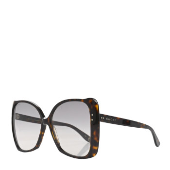 GUCCI Acetate Oversize Square Frame GG0471S Sunglasses Tortoise