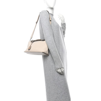 FENDI Vitello Dolce Elaphe Medium By The Way Boston Bag Camelia Multicolor