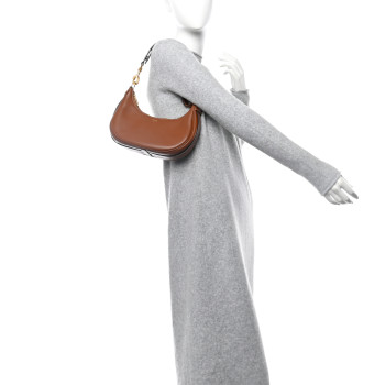 CELINE Smooth Calfskin Medium Strap Ava Shoulder Bag Tan