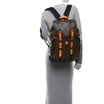 LOUIS VUITTON Monogram Christopher MM Backpack Radiant Sun