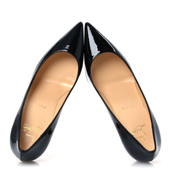 CHRISTIAN LOUBOUTIN Patent So Kate 85 Pumps 37.5 Black