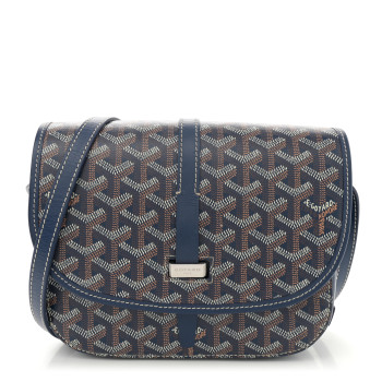 GOYARD Goyardine Belvedere II PM Messenger Bag Navy