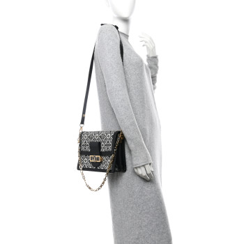 LOUIS VUITTON Jacquard Since 1854 Dauphine MM Grey