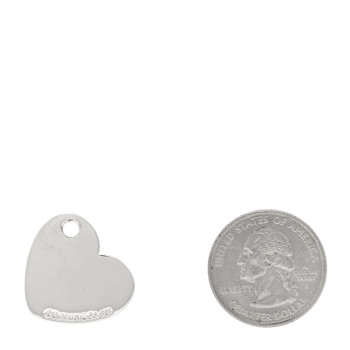 TIFFANY Sterling Silver Large Return to Tiffany Heart Tag Charm