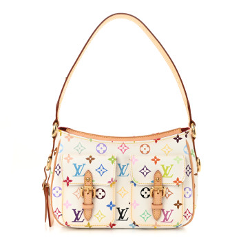 LOUIS VUITTON Monogram Multicolor Lodge PM White