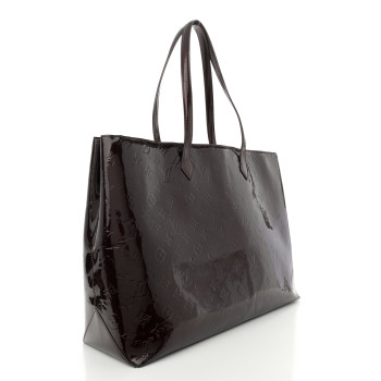 LOUIS VUITTON Vernis Wilshire GM Amarante