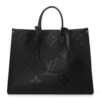 LOUIS VUITTON Empreinte Monogram Giant Onthego GM Black