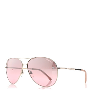 CHANEL Aviator CC Sunglasses 4189-T-Q Pink